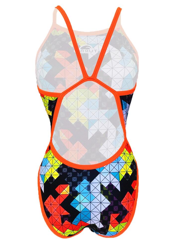 Turbo Girls Flexie bedrukte badpak UK 28 / EU 38 2/3