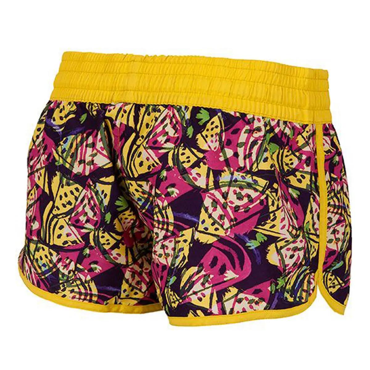 Arena Funky Poolside Short Femme Noir/Jaune Taille UK 34 4/6