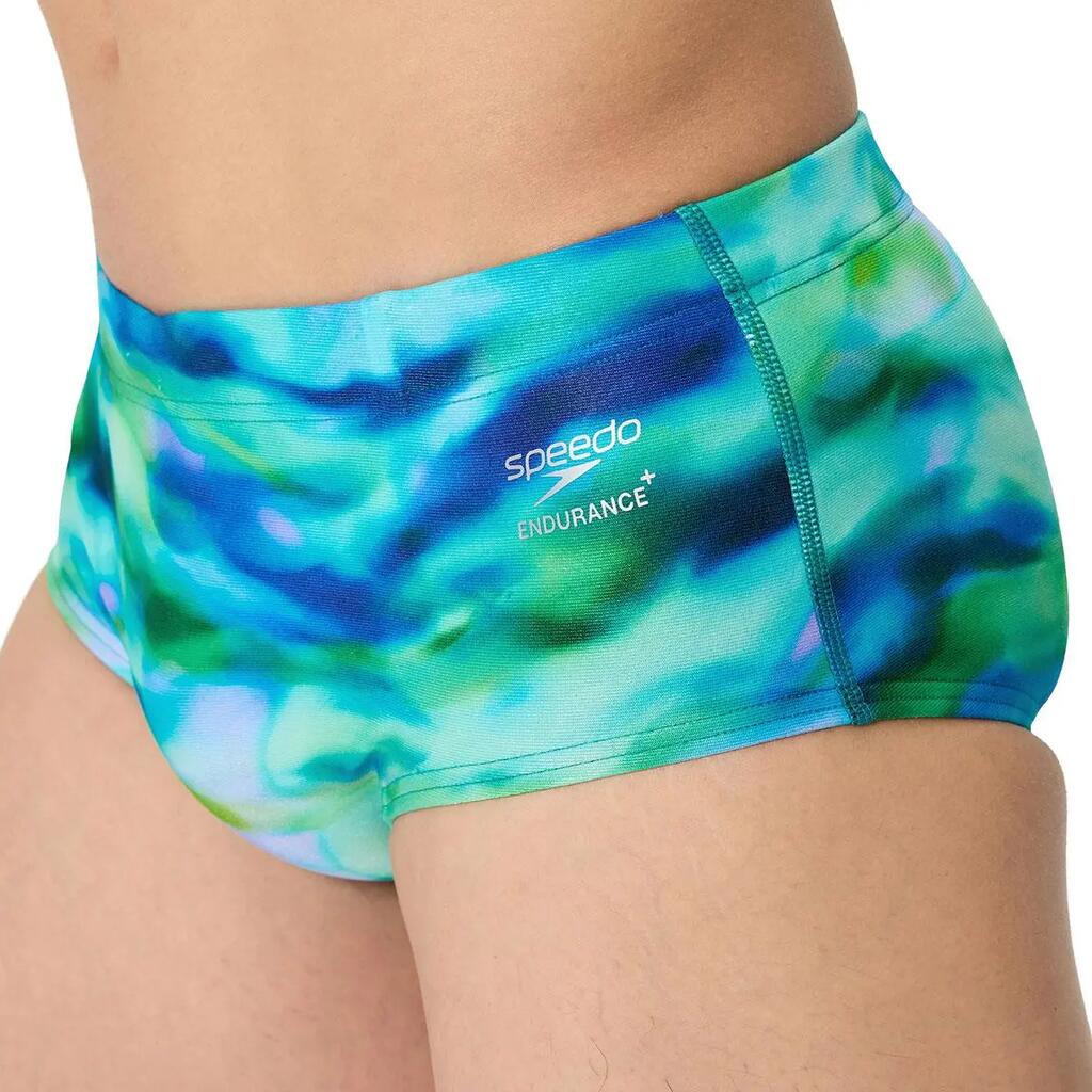 Speedo Men's Printed 13.5 cm Swim Brief Turquoise/Green UK 38