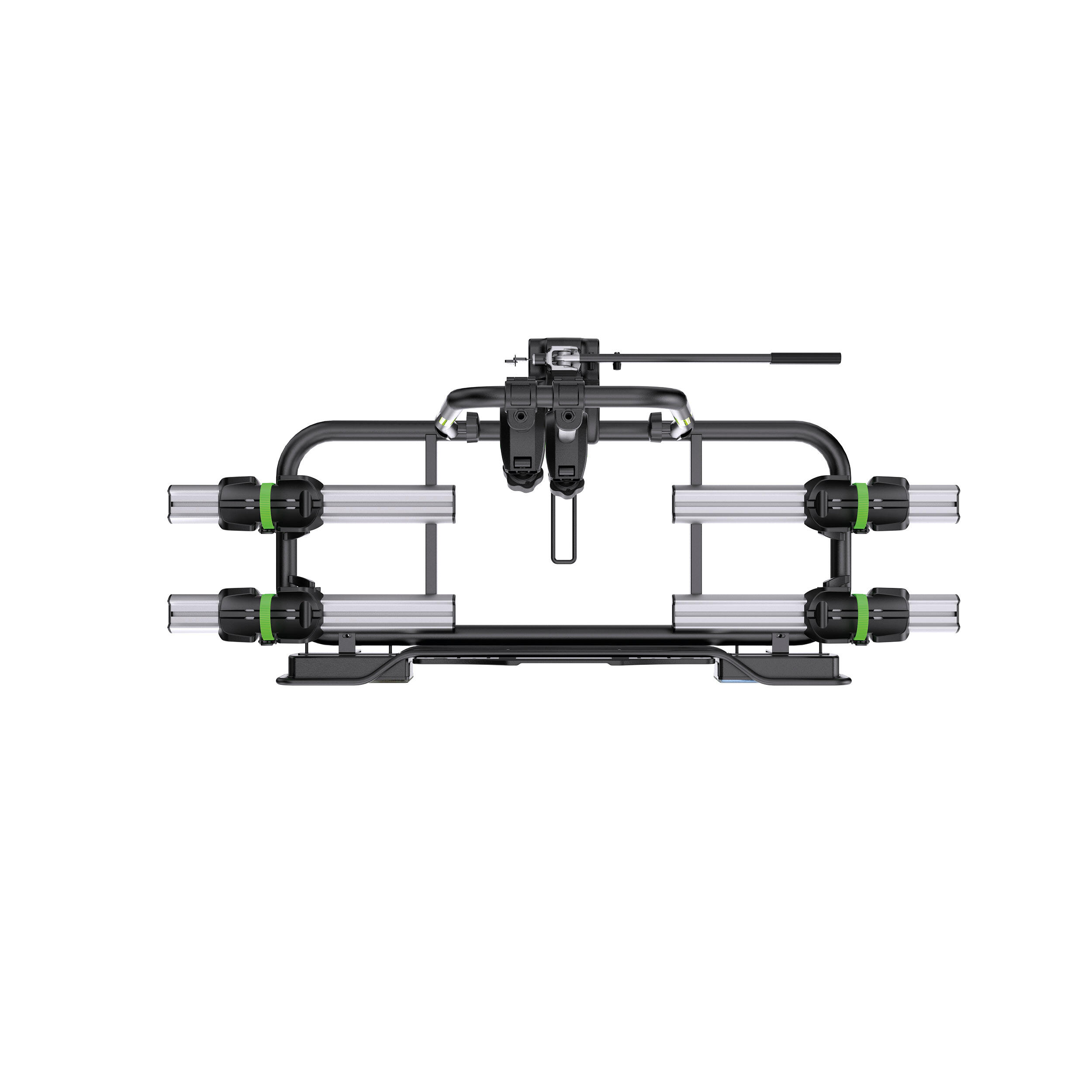 Fietsendrager E-TREK 2-bal voor 2 elektrische fietsen - 30 kg/rail - opvouwbaar 2/7