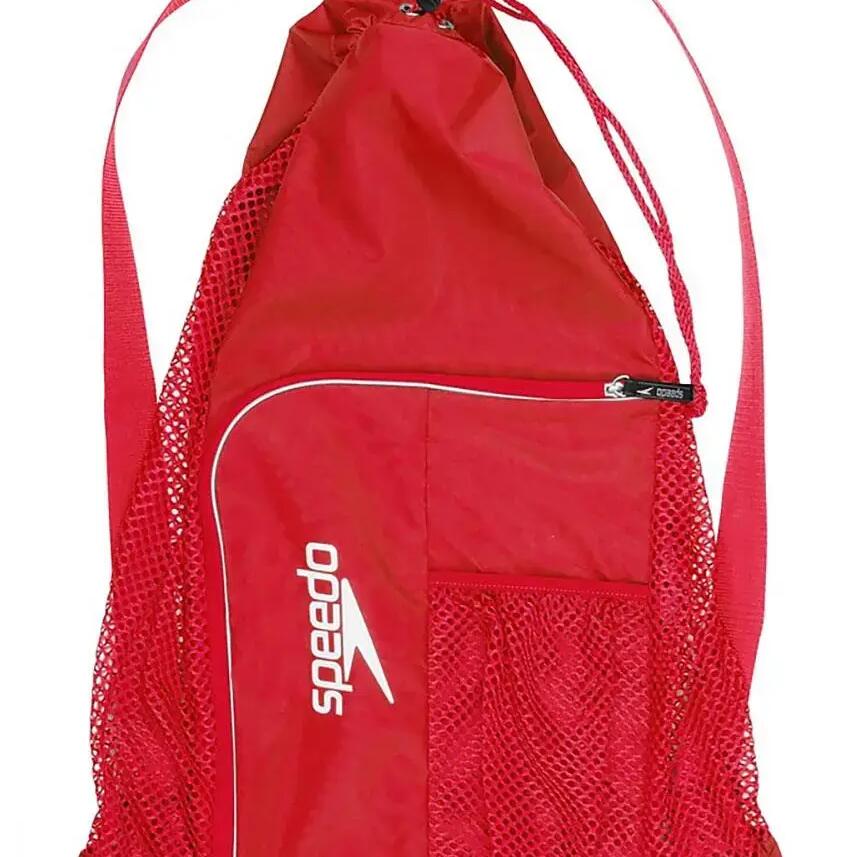SPEEDO Deluxe Ventilator Mesh Bag 35L Red