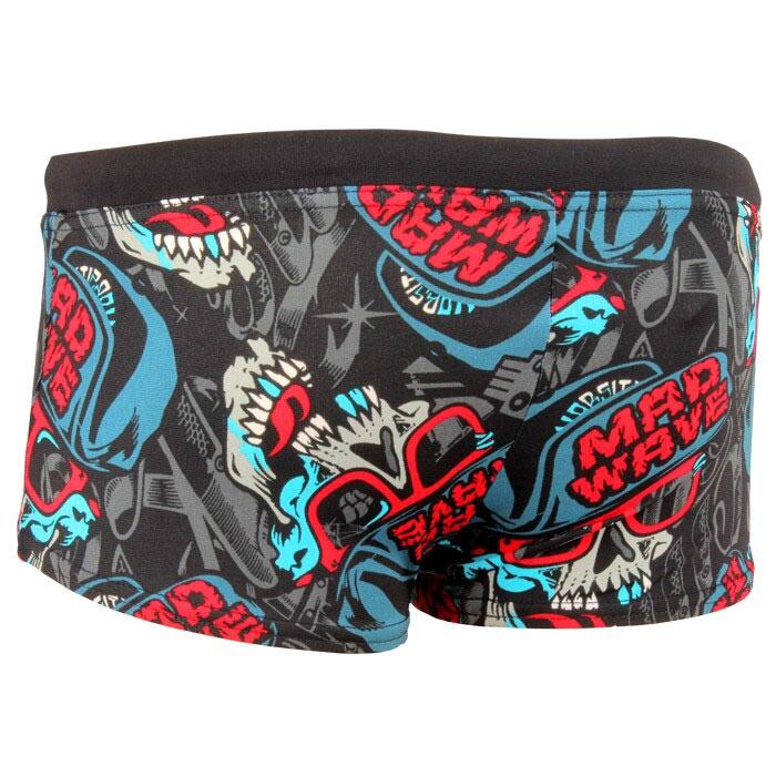 Maillot garçon Mad Wave Jolly Roger noir/rouge taille 14-15 2/2