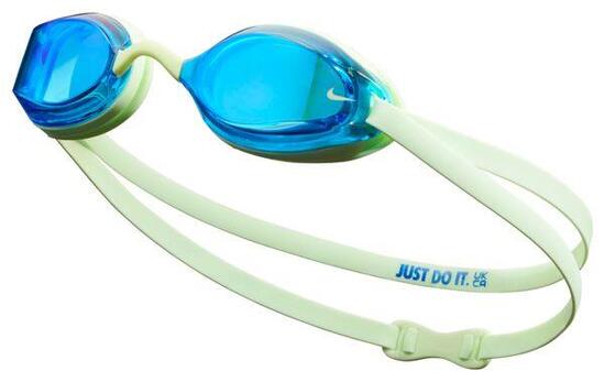 Nike Swim Legacy Mirrored Schwimmbrille Weiß/Blau
