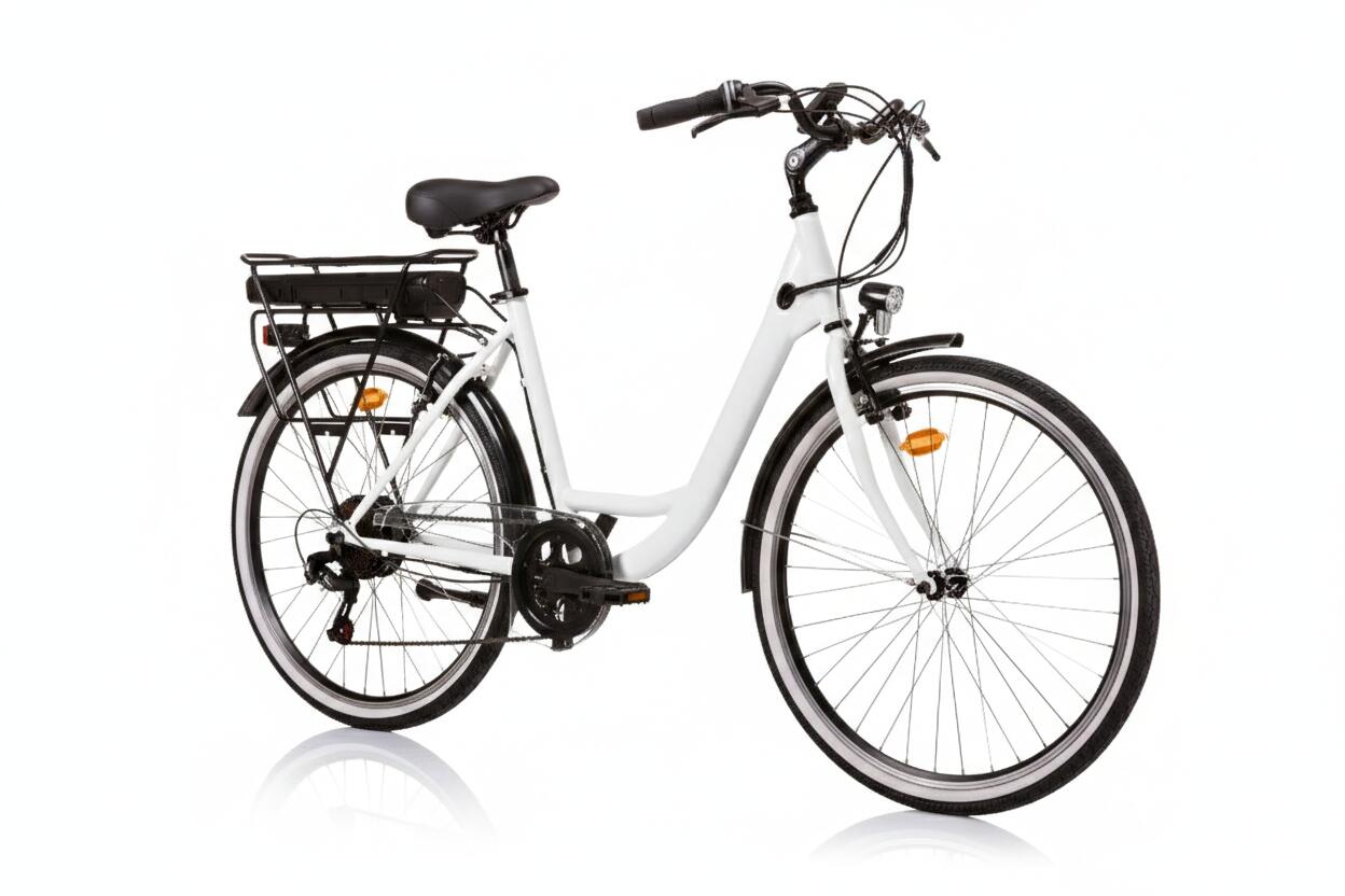 DENVER E4000 WEISSES CITY-FAHRRAD 2/5