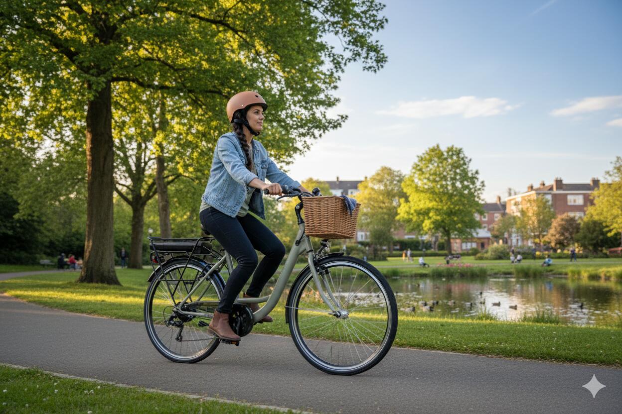 DENVER E4000 GRÜNES STADTFAHRRAD 5/7