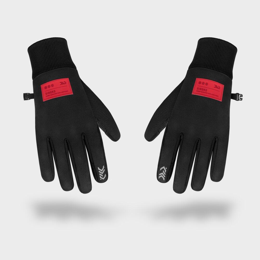 Gants vélo d'hiver Cyclisme Homme et Femme DW Barrow Noir 4/7