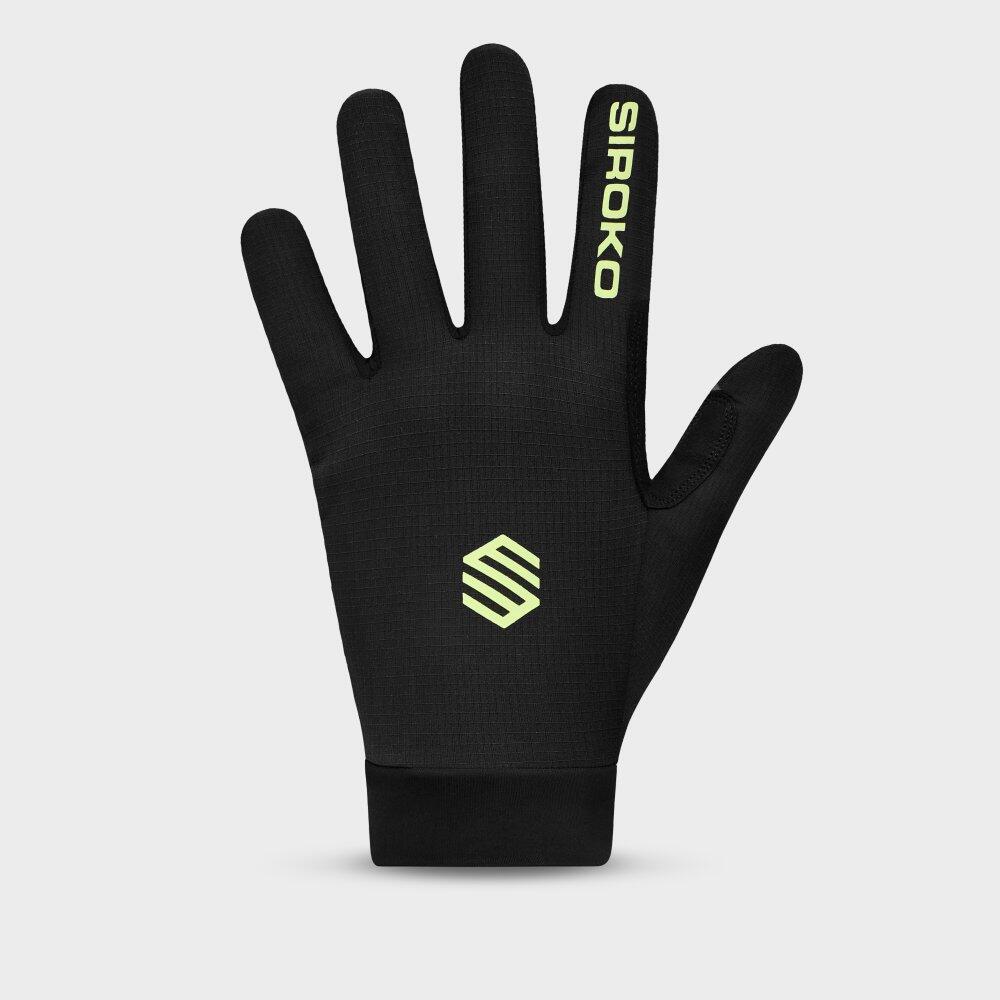Guantes MTB ciclismo Hombre y Mujer MTB Moab Ash Negro 5/6