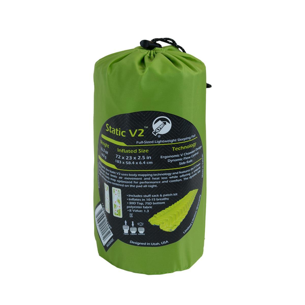 Materac dmuchany Klymit Static V2 - green 7/7