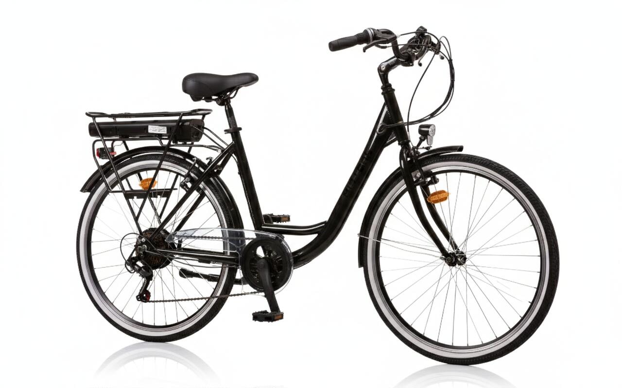 DENVER E4000 SCHWARZES CITY-FAHRRAD 2/5