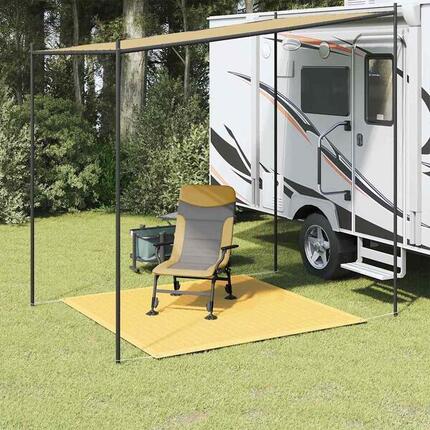 VidaXL Zeltteppich 200 x 200 cm beige