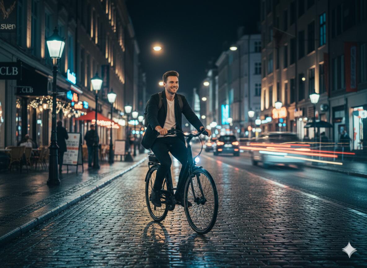 Elektrische fiets Coppi city urban Riviera zwart 7/7