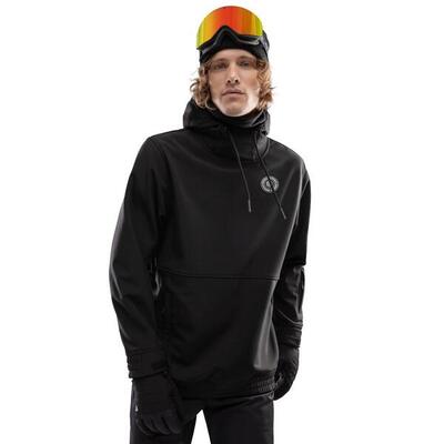 Heren wintersport snowboardjas w1 skywalk zwart
