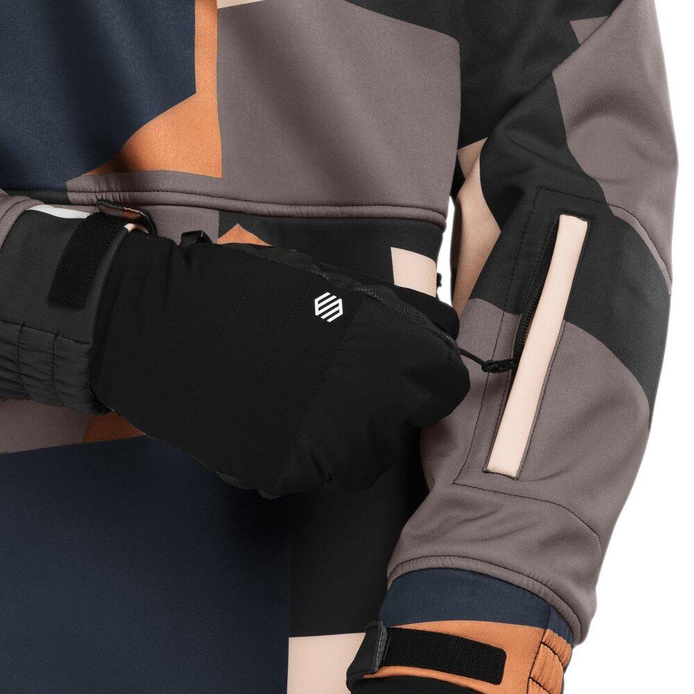 Casaco de snowboard para homem Desportos de inverno W1 Sandboard Preto 5/8