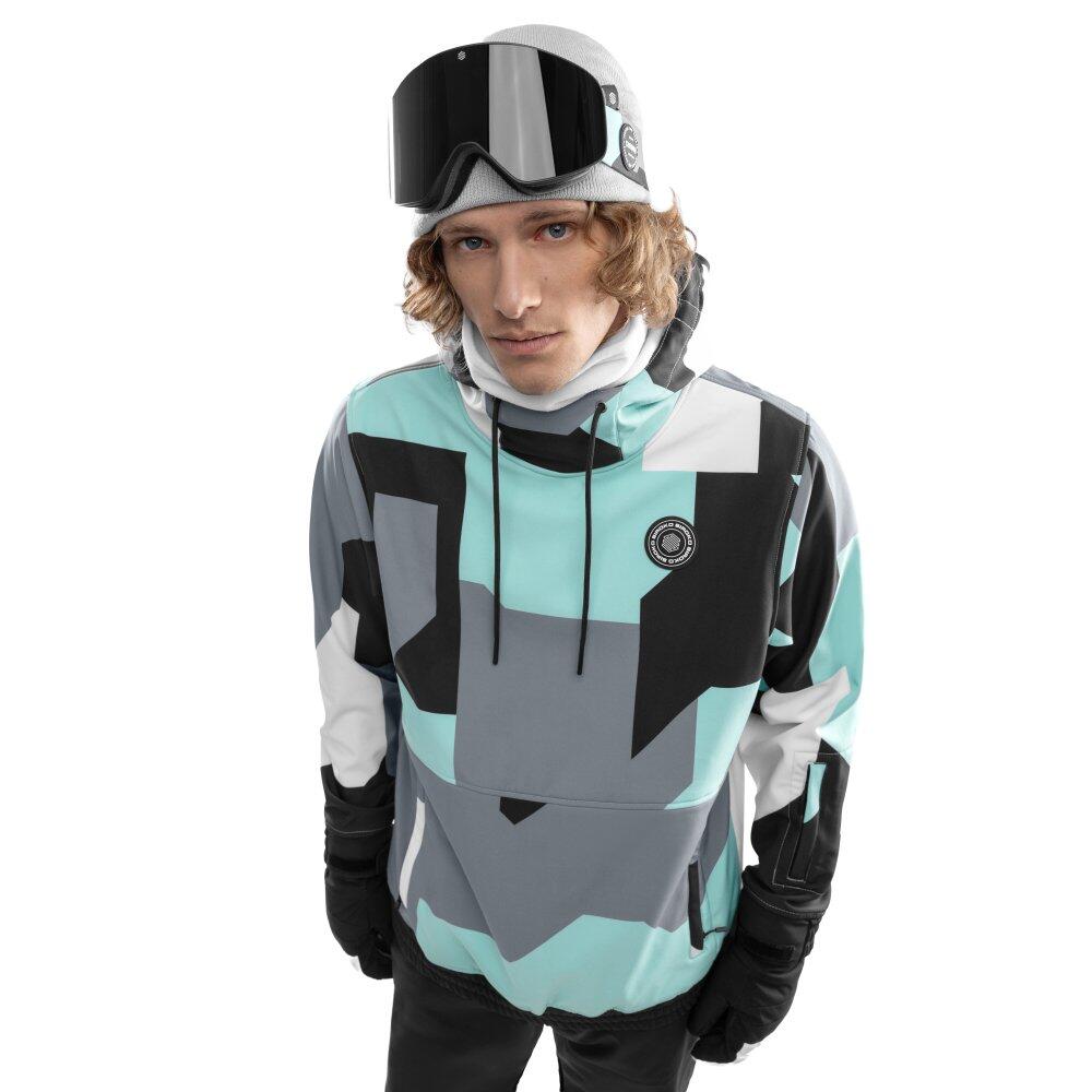 Men Winter sports 's snowboard jacket W1 Ushuaia Turquoise