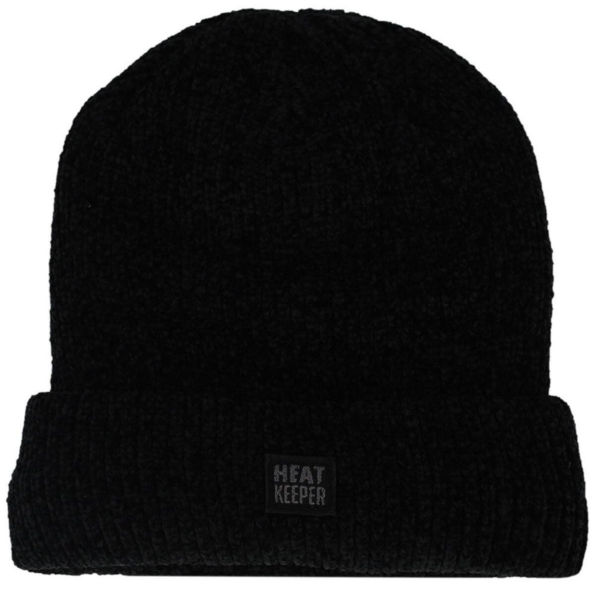 Heatkeeper Bonnet thermique Femme Chenille Noir 3/4