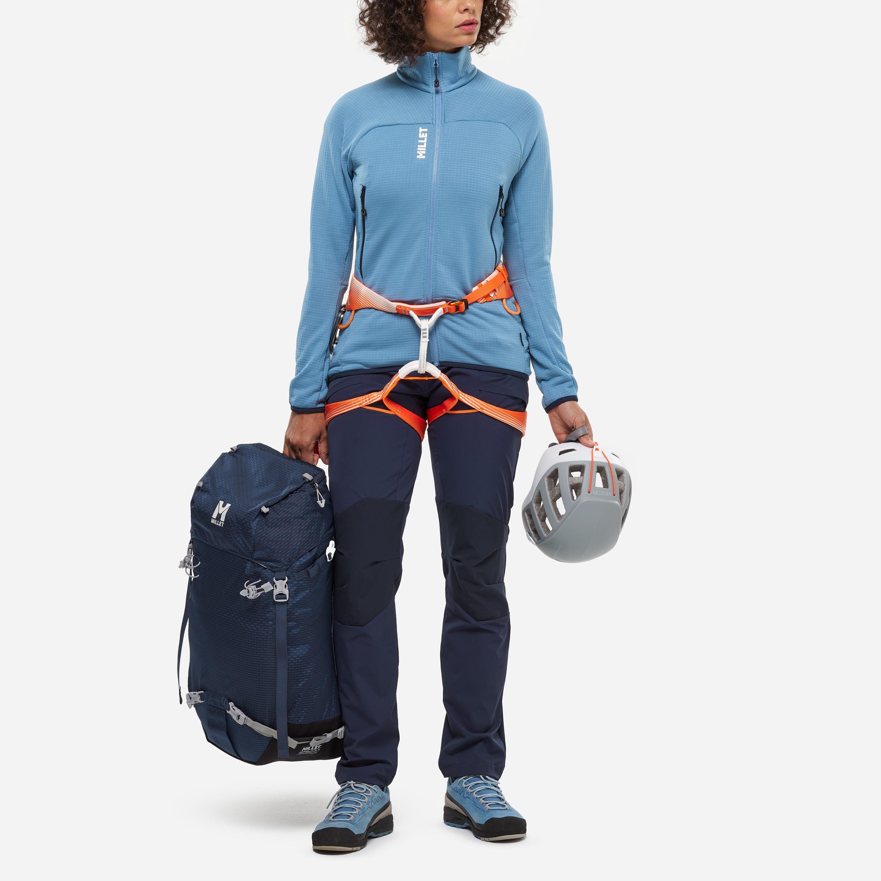 Damen Bergsteigen Fleecejacke  FUSION GRID 3/5