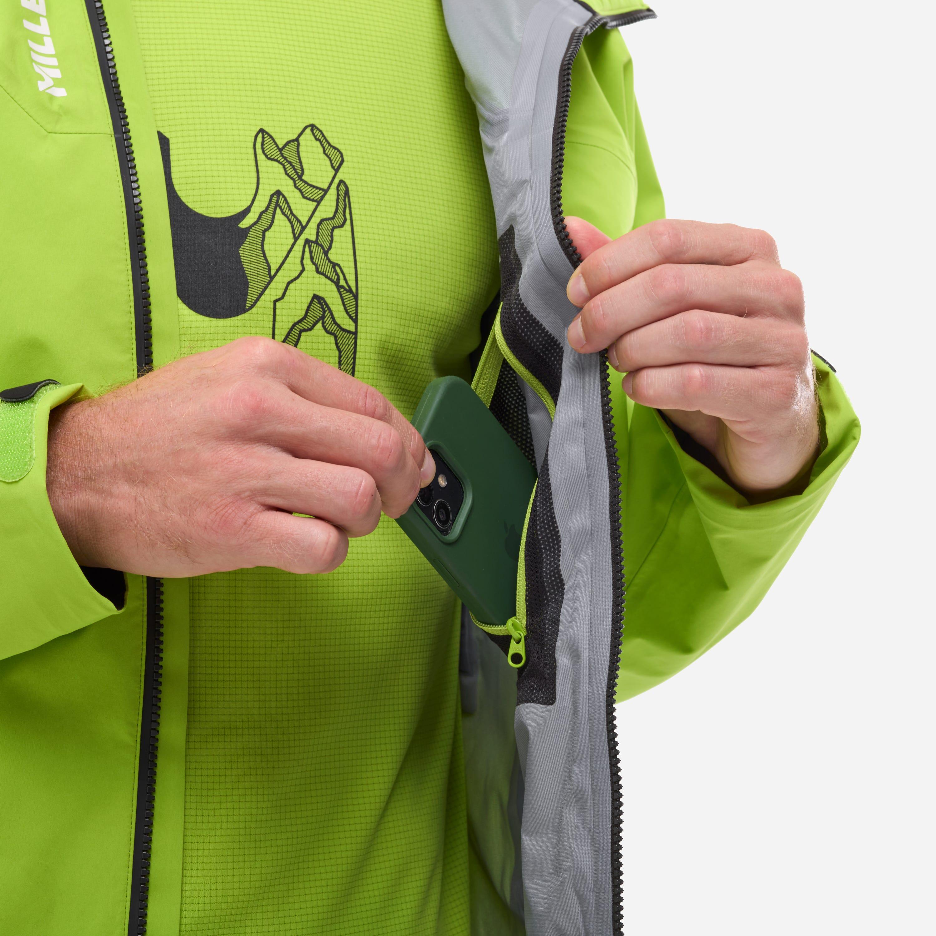 Veste Alpinisme Homme Kamet Gore-Tex Imperméable et Respirante 3/4