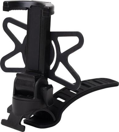 Support 2 roues Maintien clip ajustable Noir Bigben