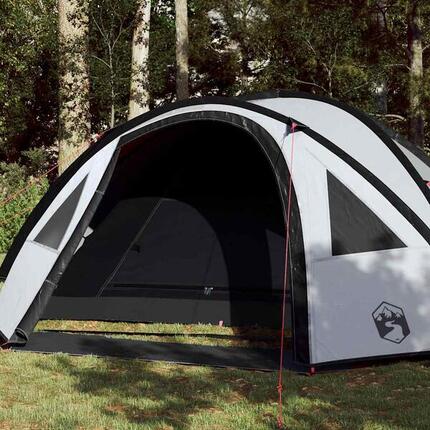 Tente dôme VidaXL 4 personnes, blanc blackout