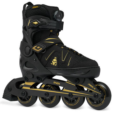 Verstelbare skeelers pulse pro fitgo zwart