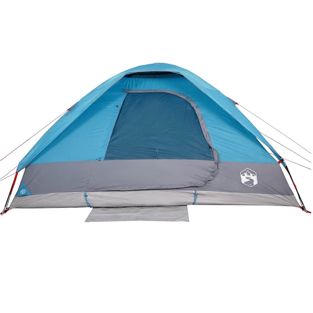 Tente dôme VidaXL 6 personnes imperméable bleue 7/7