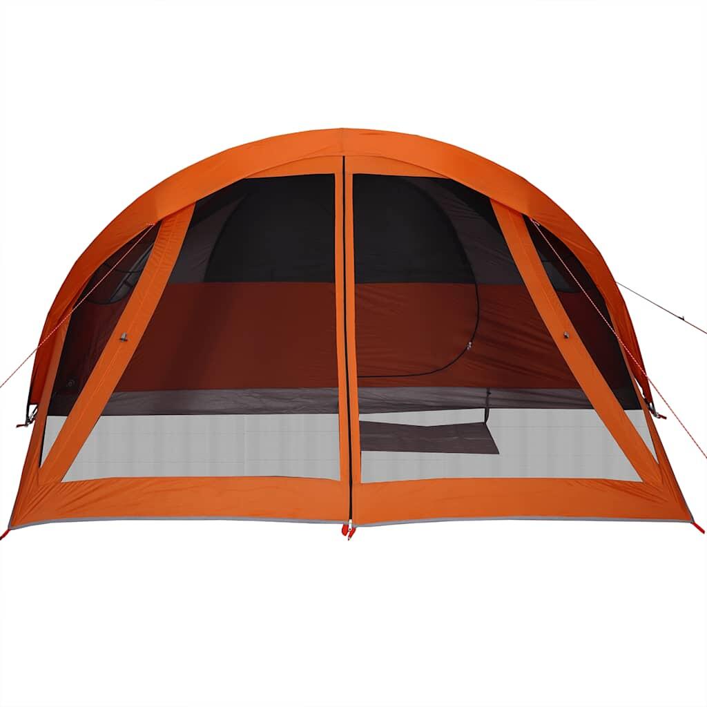 Tente familiale VidaXL étanche 6 personnes gris et orange 7/7