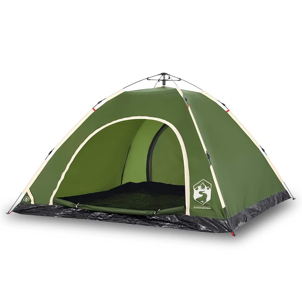 Tenda VidaXL 5-6 persone a sgancio rapido verde 2/7