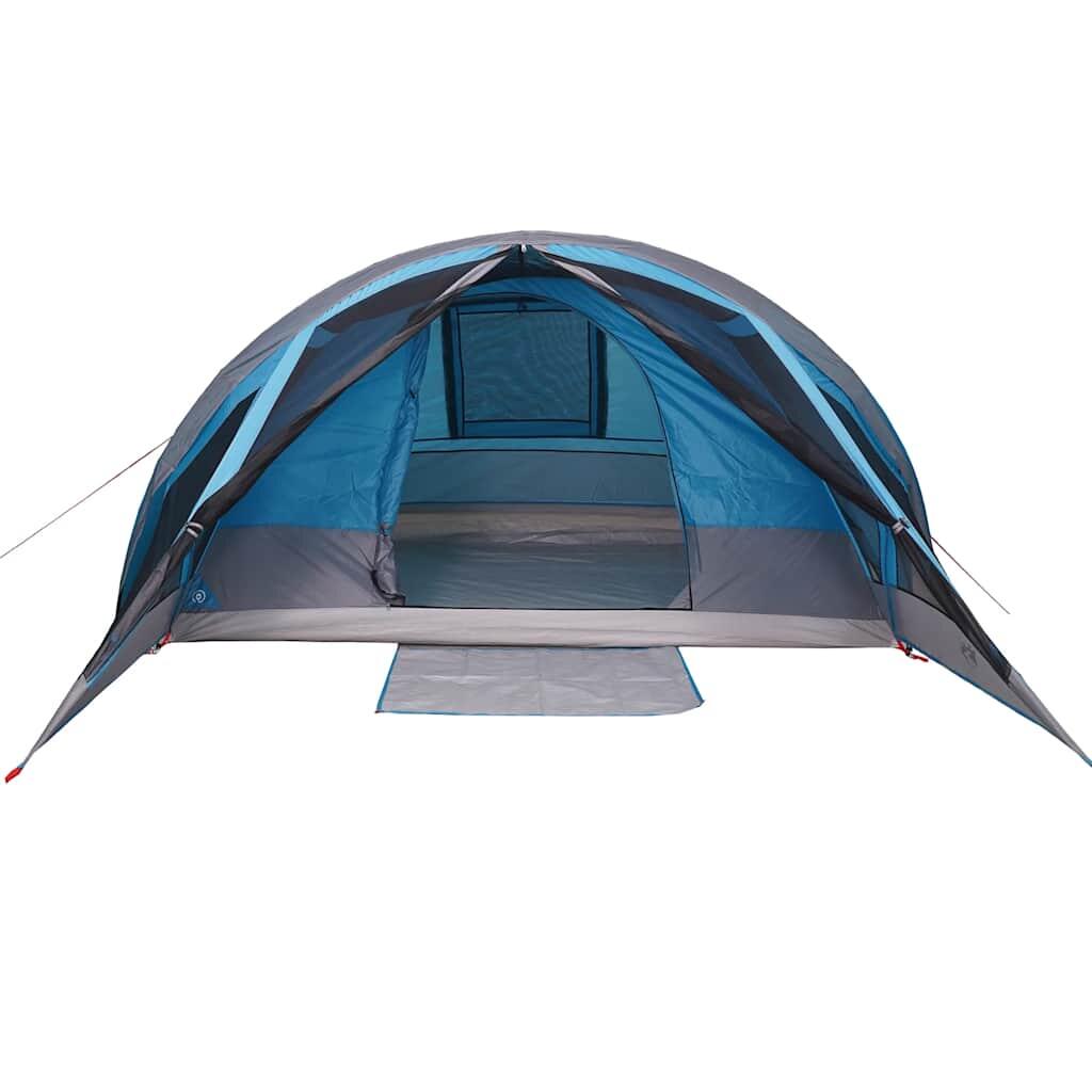Tente familiale VidaXL 6 personnes étanche bleue 7/7