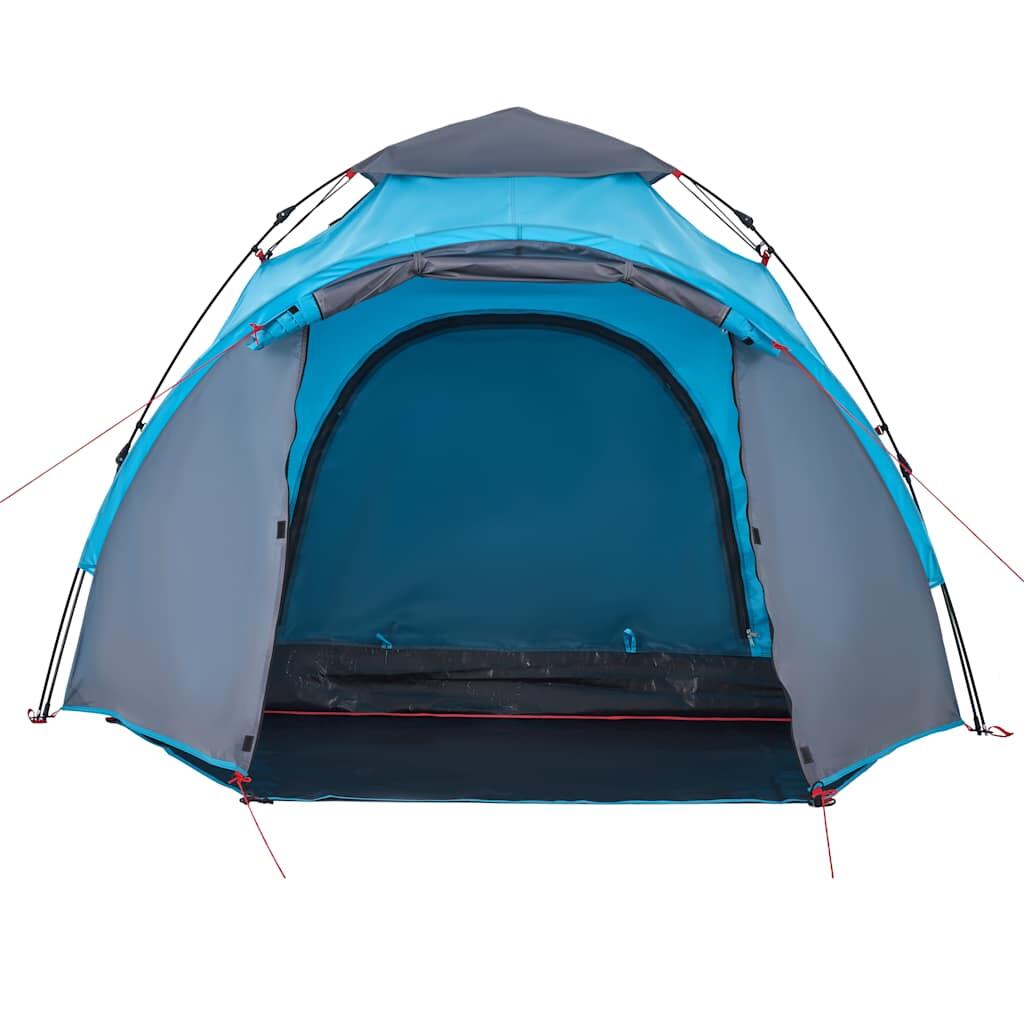 VidaXL Kuppelzelt für 3 Personen mit Schnellverschluss, blau 7/7