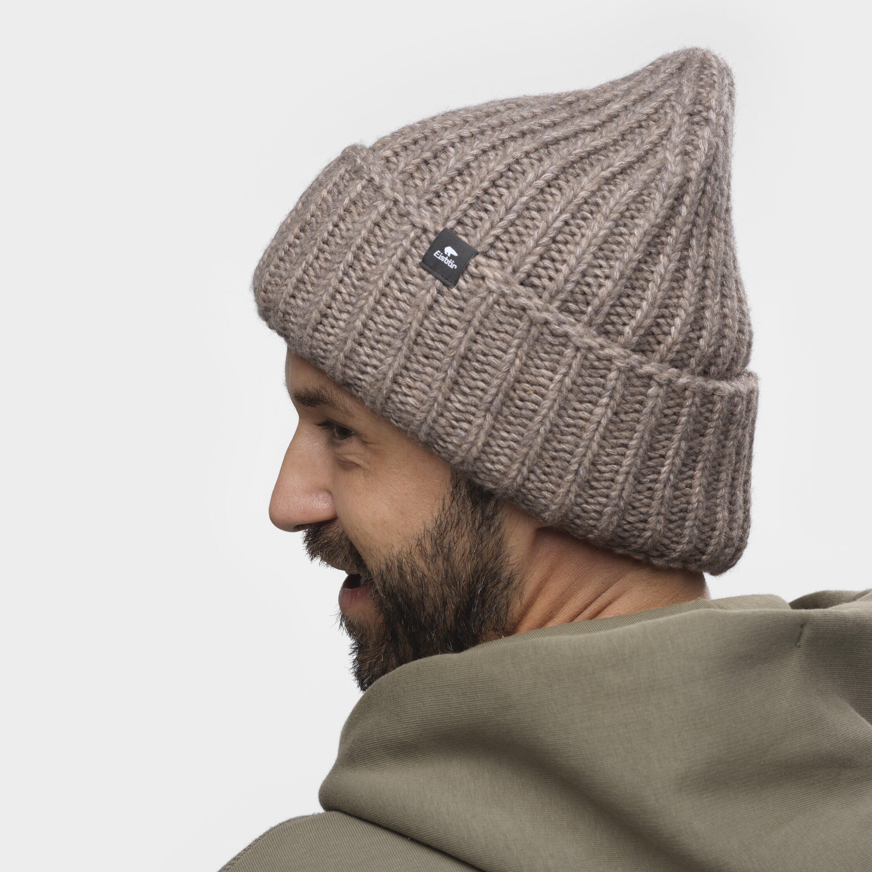 Mütze Leia Oversized Strickmütze Damen Haube weich bequem Merino 6/7