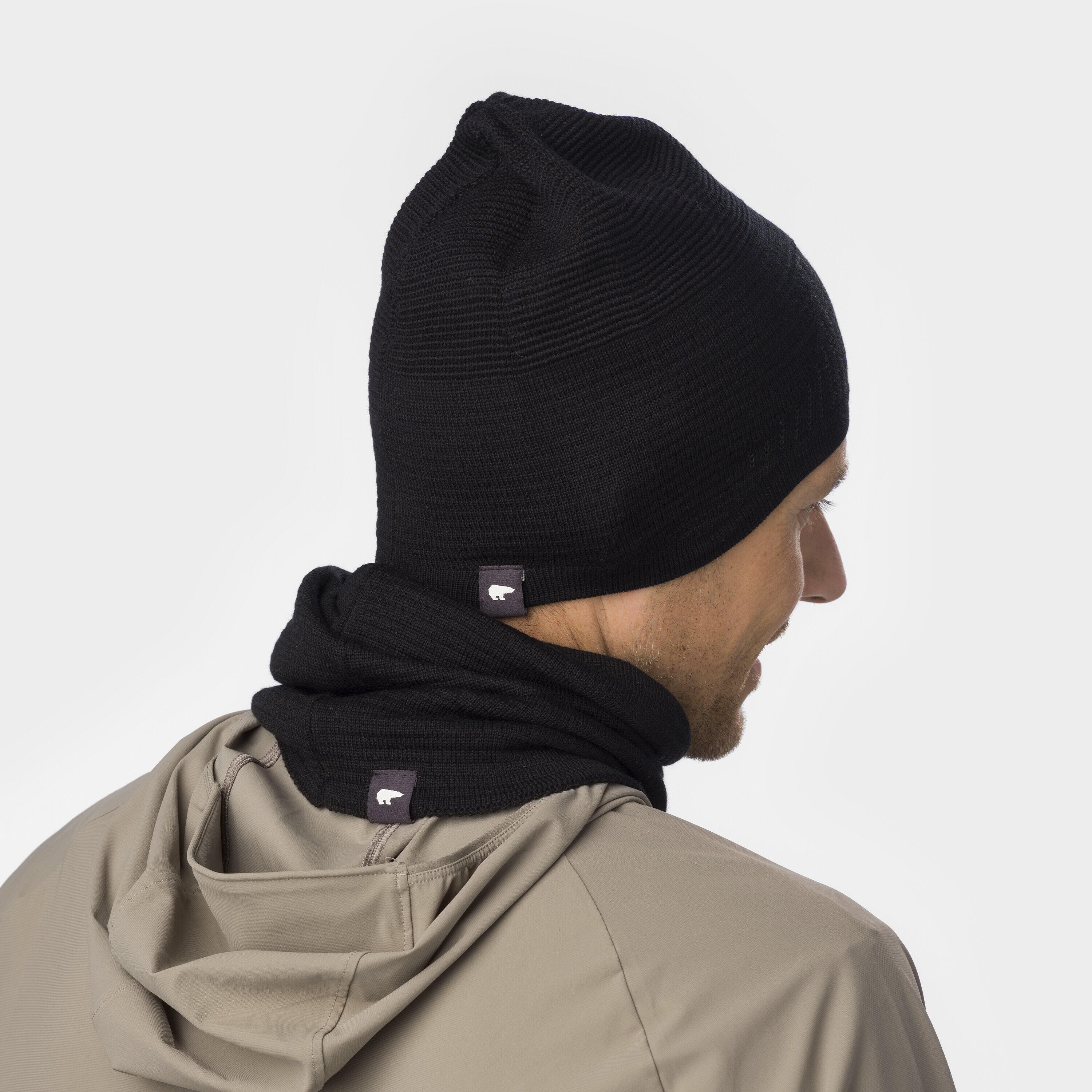 Mütze Active Sportmütze Herren Damen Beanie atmungsaktiv Merino 6/7