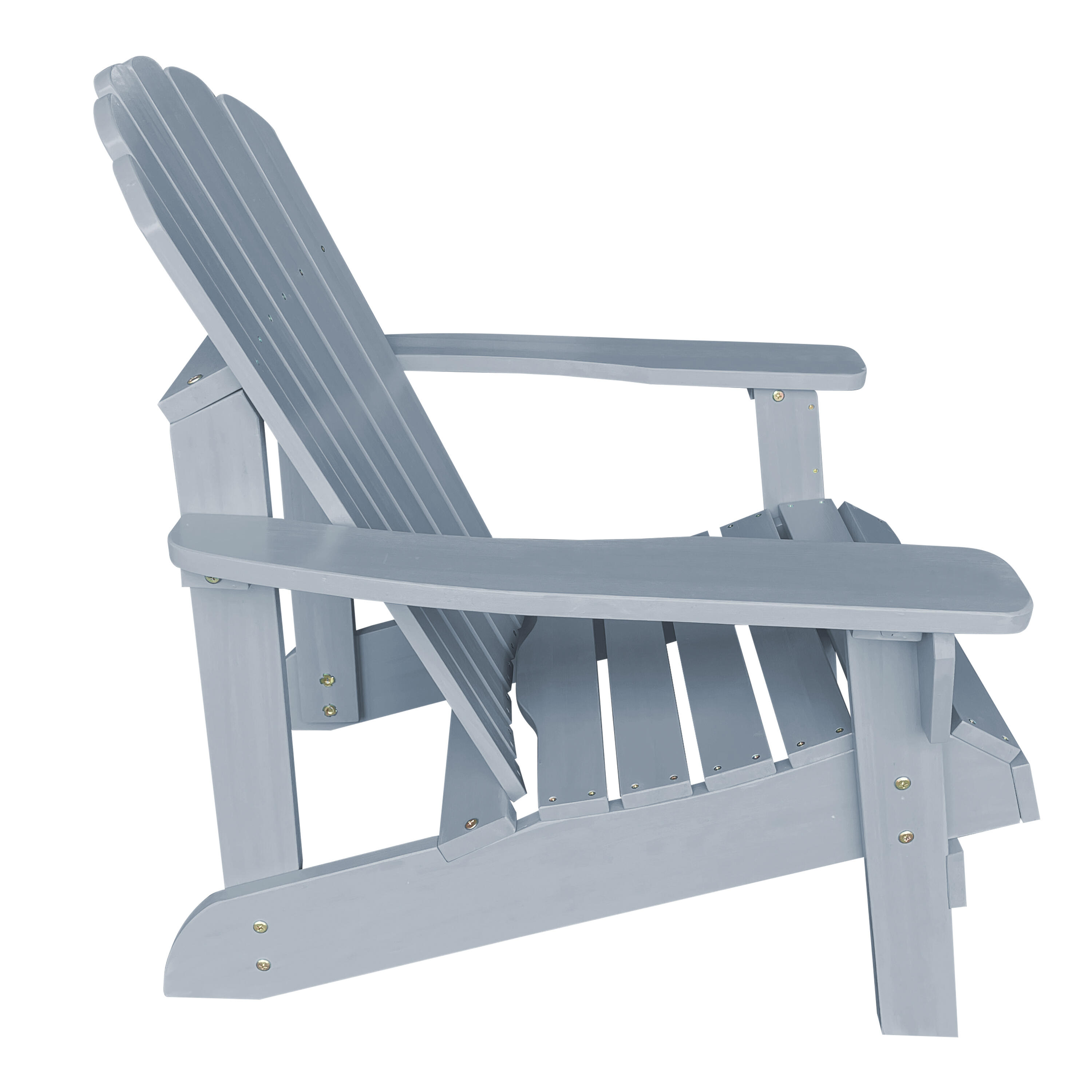 Sedia da campeggio Adirondack, Carmen, legno, grigia scuro 7/7