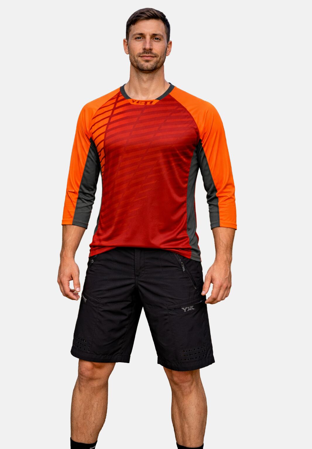 Maillot Enduro Yeti manches longues polyester extensible 4-sens 5/7