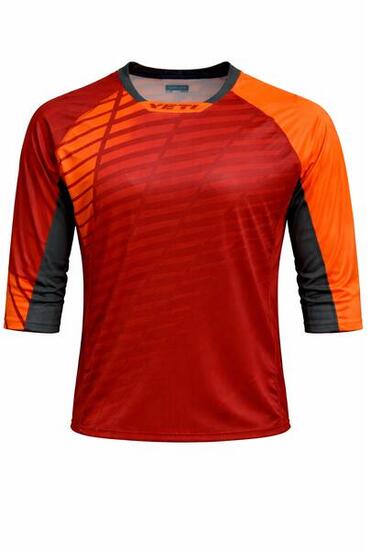 Maillot Enduro Yeti manches longues polyester extensible 4-sens