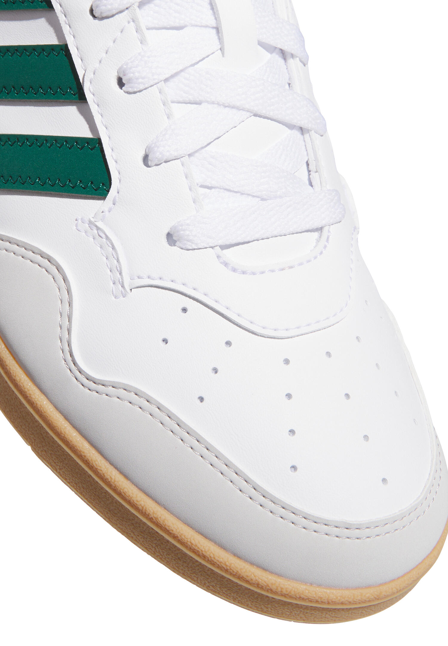 Adidas Herren Hoops 4.0  Sneaker JQ2736 Cloud White/Collegiate Green/Gum 7/7