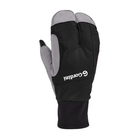 XC SPLIT skiwanten voor dames BLACK/ GREY STITCH.