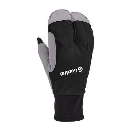 XC SPLIT skiwanten voor dames BLACK/ GREY STITCH.