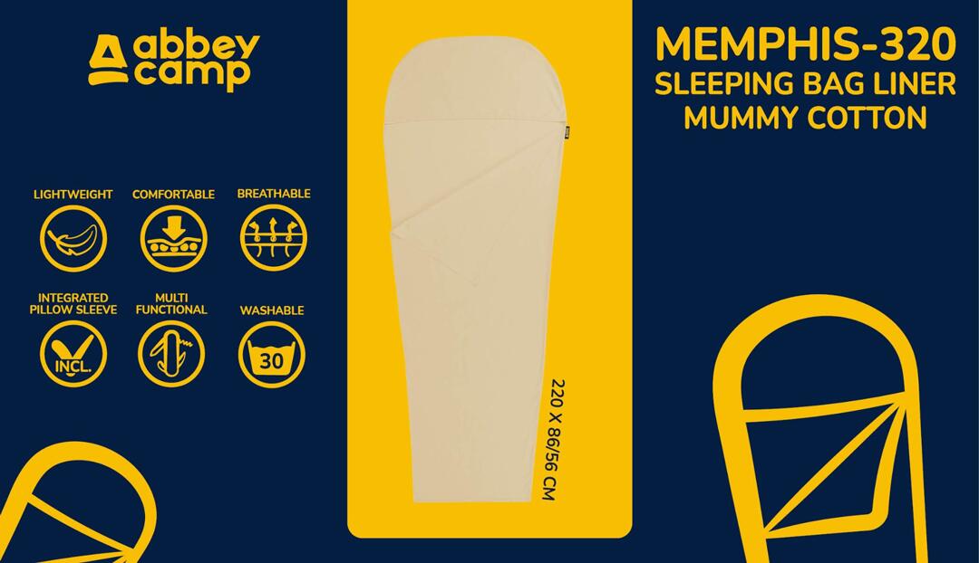 Saco de dormir Abbey Camp® Memphis-320 3/3