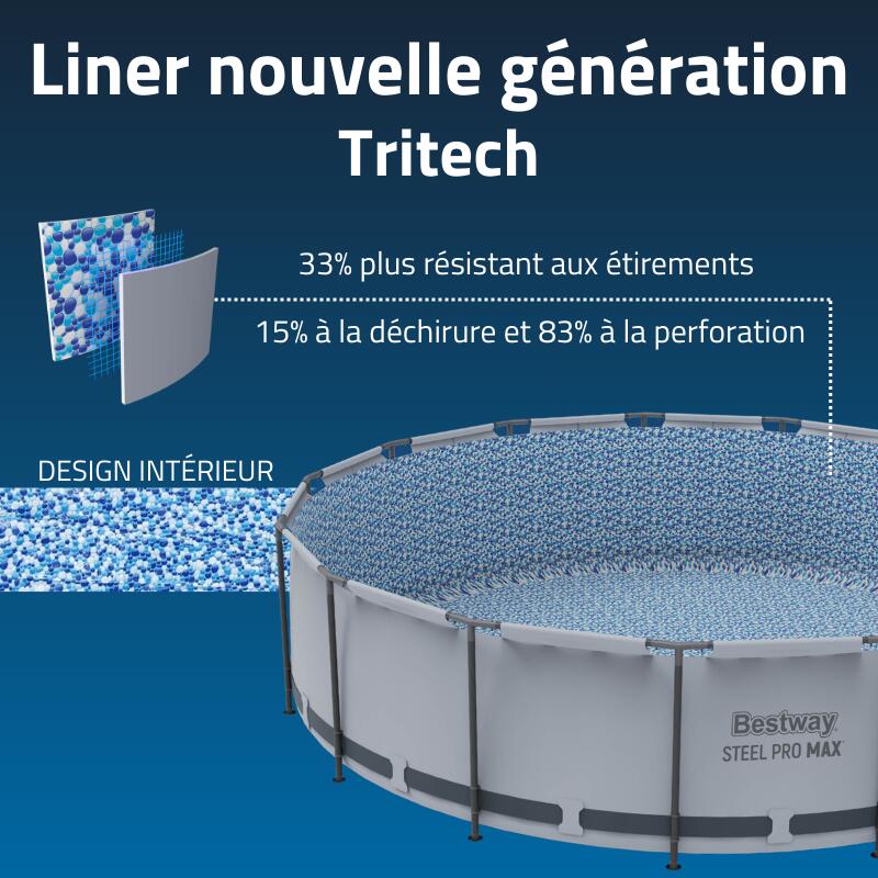 Piscina Desmontable Tubular Bestway Steel Pro Max 305x76 cm 4/6