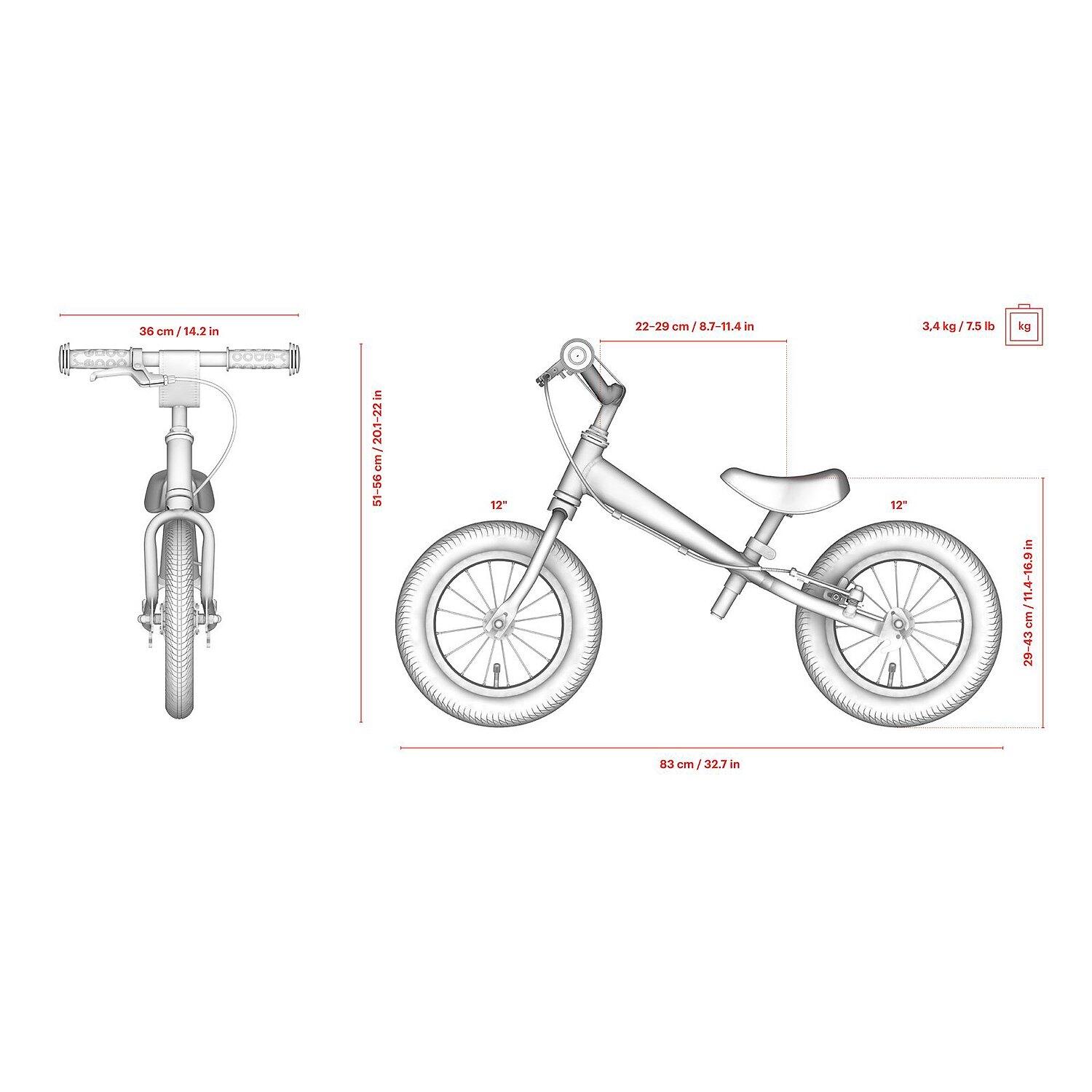 Laufrad YooToo Scooter Unisex Blau Metallic 2/7