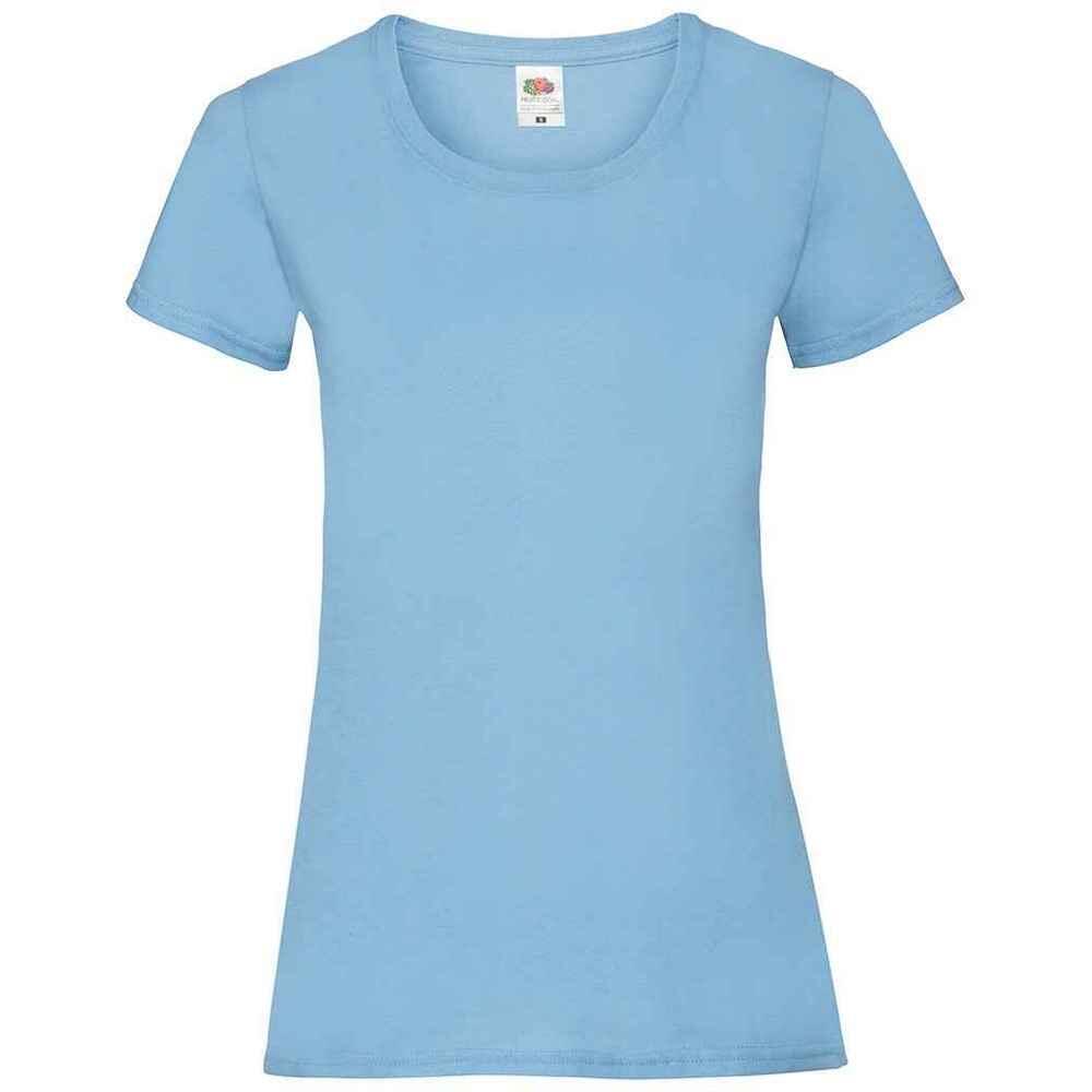 Fruit of the Loom Womens/Ladies Valueweight Heather Lady Fit T-Shirt