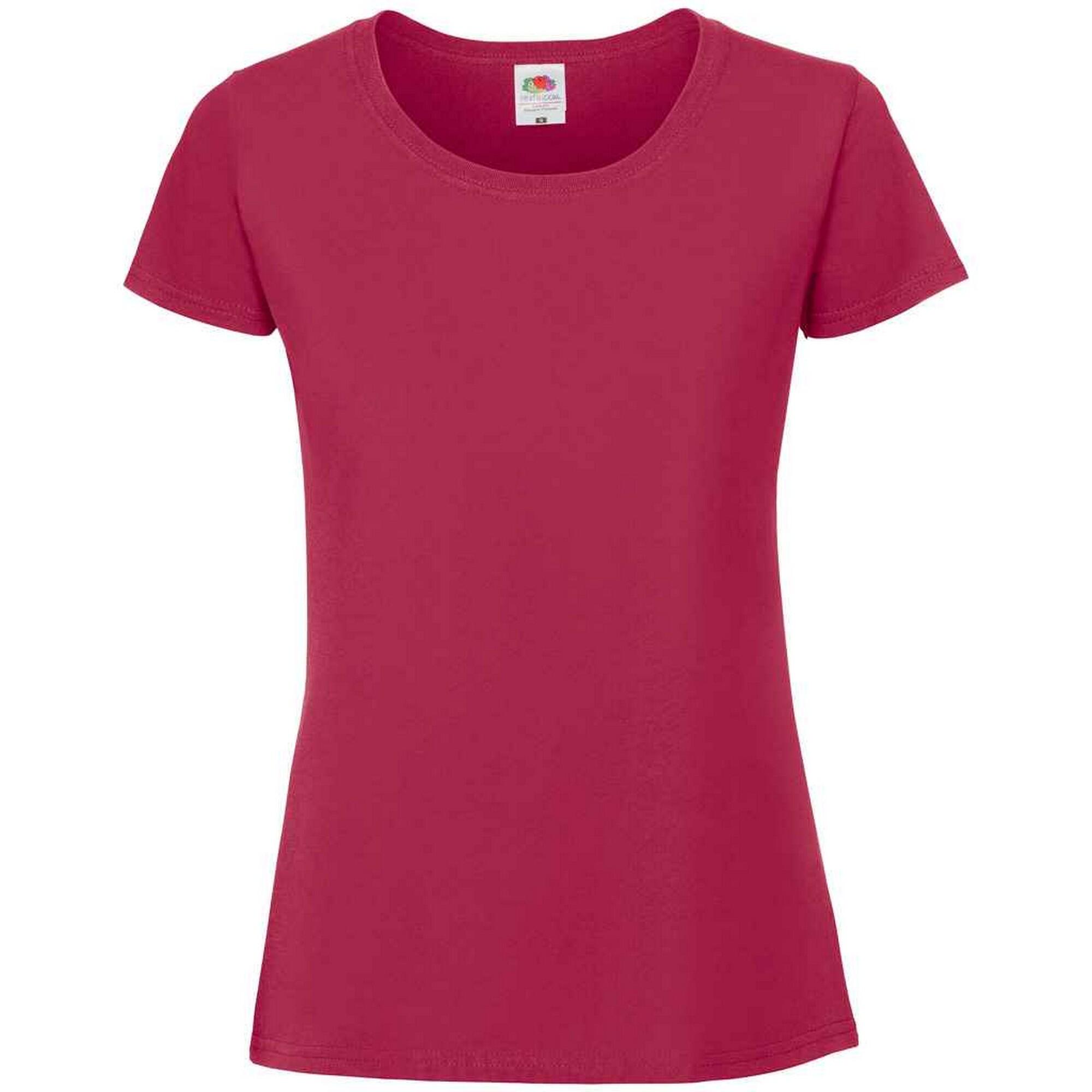 Fruit Of The Loom Womens/Ladies Iconic Ringspun Cotton T-Shirt