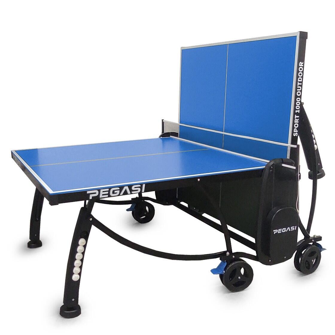 Table de tennis de table pegasi 1000 bleu extérieur 2/5