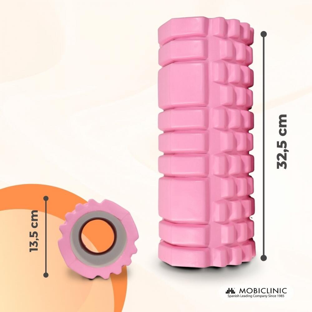 Rouleau massage Léger Prévient les blessures Rose Foam Roller FitRoller 2/7