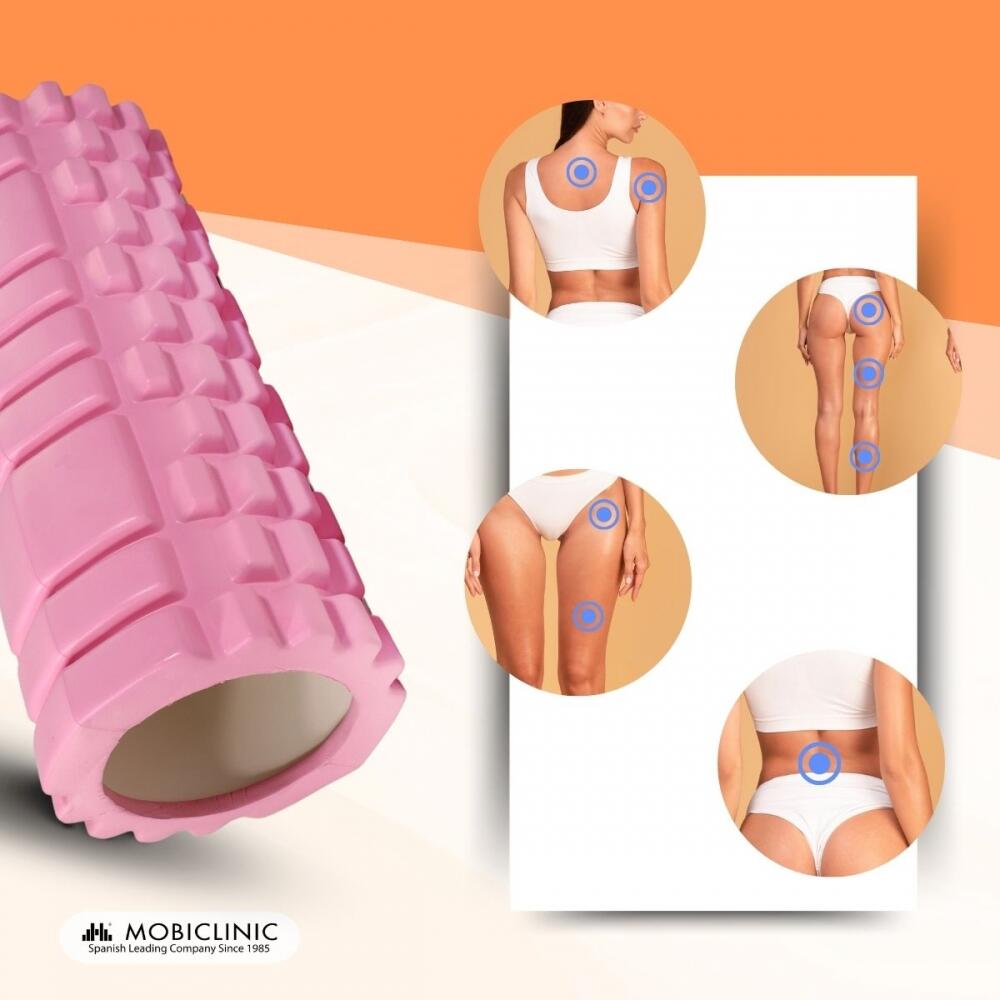 Rouleau massage Léger Prévient les blessures Rose Foam Roller FitRoller 4/7