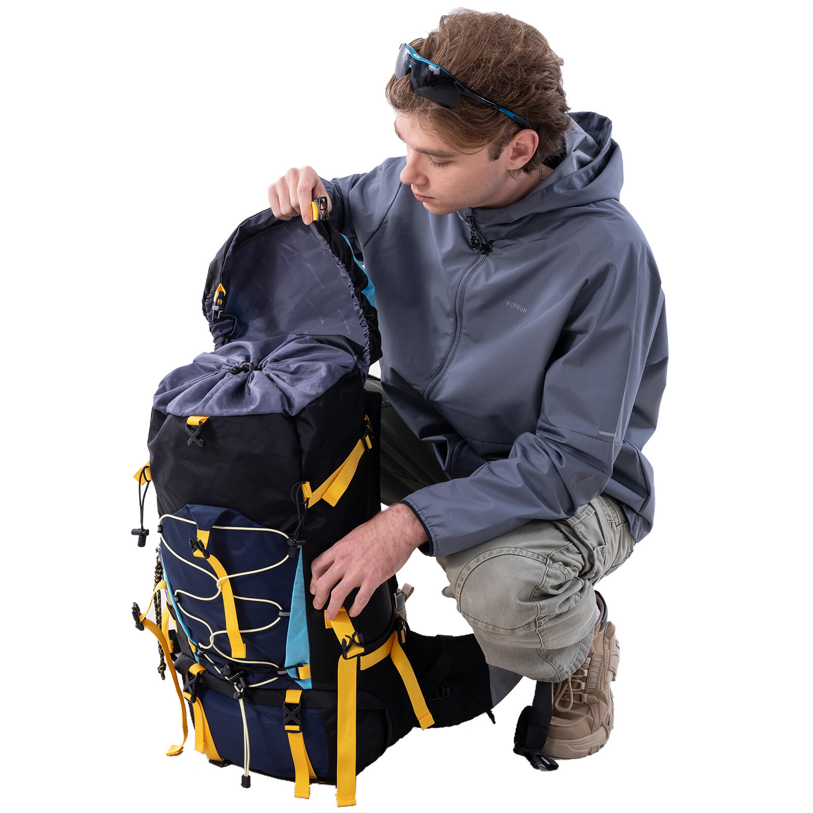 Sac à dos randonnée 60L, CITYSPORTS  portage réglable 4/7