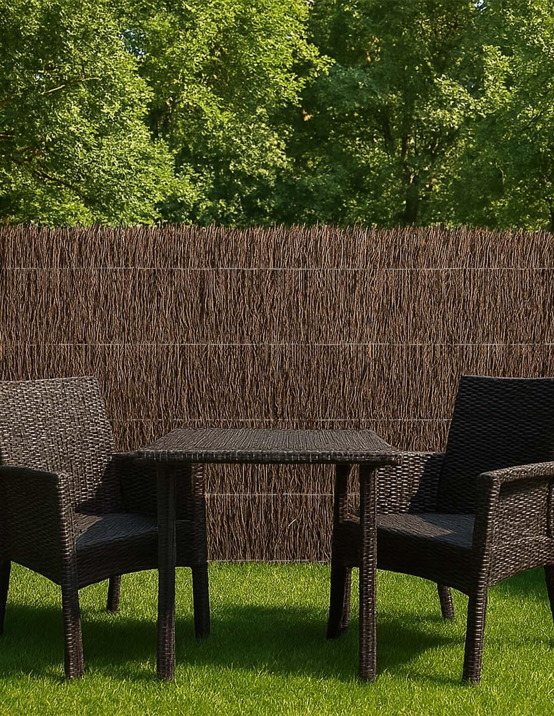 Cerramiento de Brezo Natural Alta Densid JARDIN202 1x5m 2/5