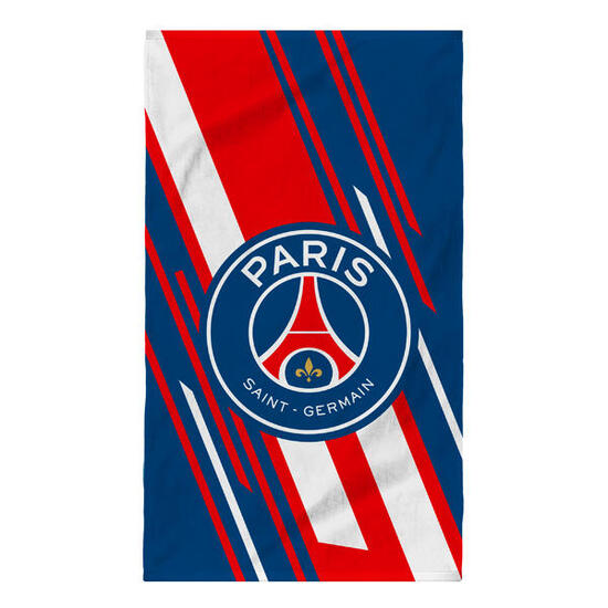 Serviette de bain 75x150 cm 100% coton football Paris - Diagonale