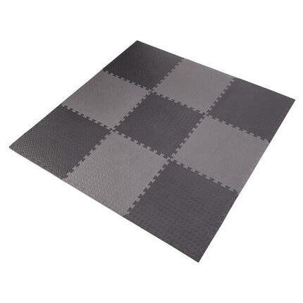 Mata puzzle - Zestaw 9 szt. - 12 mm - Ciemnoszary