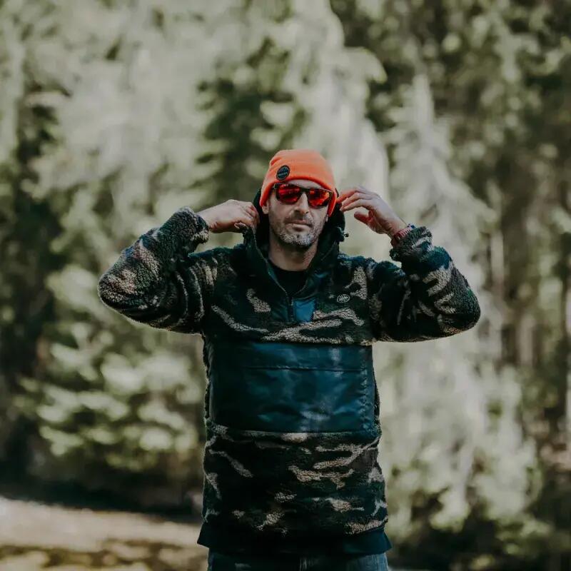 Hanorac MAJESTY Anorak Fleece, Camo, Barbati 3/6